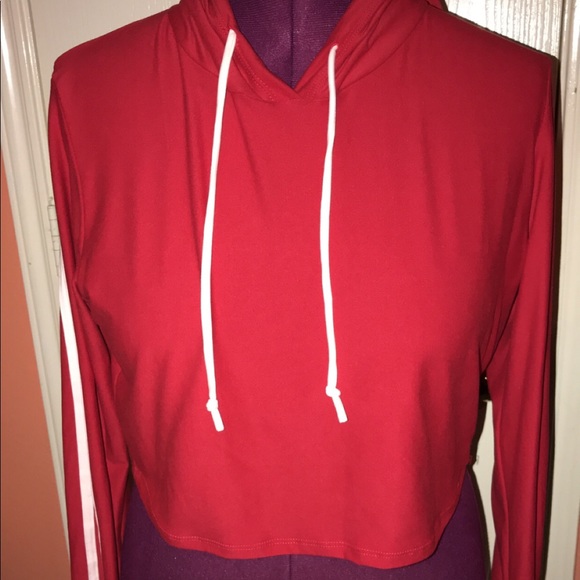 Fashion Nova Tops - Fashion Nova Cropped Hoodie Jacket